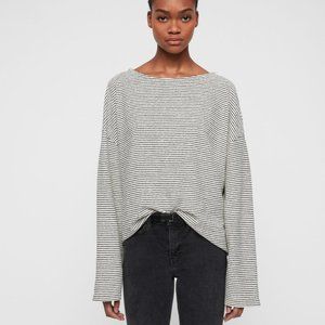 ALLSAINTS Oversized Stripe Top 'Adelise' XS/SM